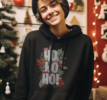 "ho ho ho" Christmas shirt - TenStickers