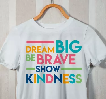 Inspire with kindness t-shirt - TenStickers