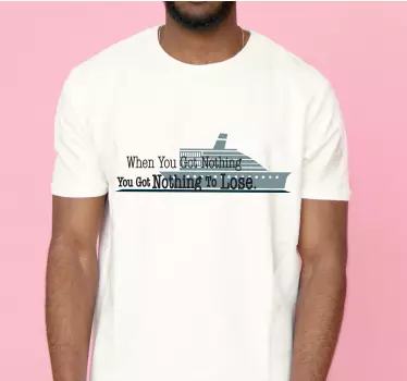 Inspiring nautical life t-shirt - TenStickers