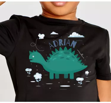 Kids t-shirt adventurous dino design - TenStickers