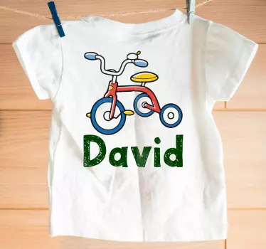 Kids t-shirt colorful tricycle print - TenStickers