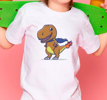 Kids t-shirt cool dino character - TenStickers
