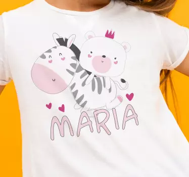 Kids t-shirt cute animal friends - TenStickers