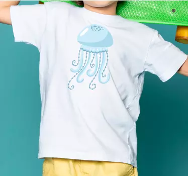 Kids t-shirt with adorable jellyfish design - TenStickers