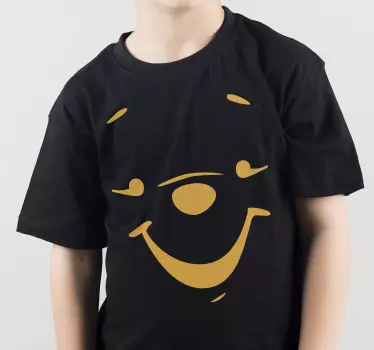 Kids t-shirt with joyful smiling face design - TenStickers