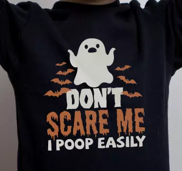 Kids t-shirt with playful ghost humor - TenStickers