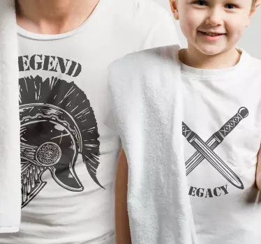Legend and legacy Father  and son matching shirts - TenStickers