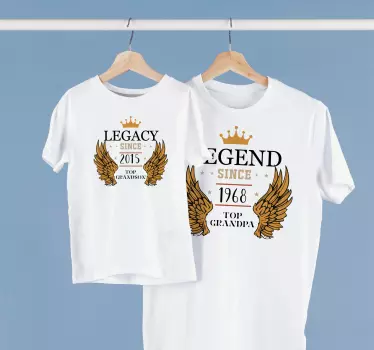 Legend and Legacy T-shirts with name - TenStickers