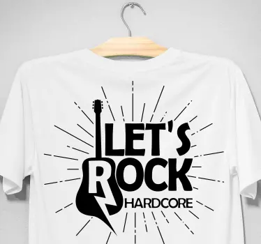 Let’s rock t-shirt rock on t-shirt - TenStickers