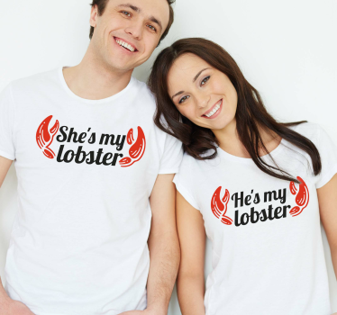 Lobster theme couple t-shirts couple t-shirts - TenStickers