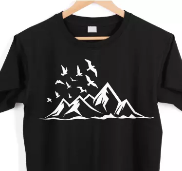 Majestic mountain scene t-shirt - TenStickers