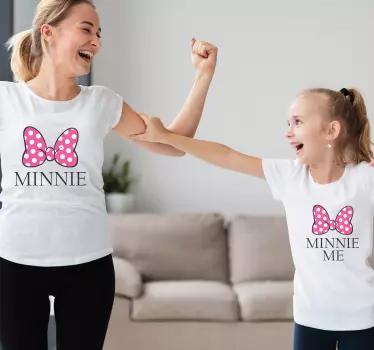 Minnie and minnie me tshirt Mother and daughter shirt - TenStickers
