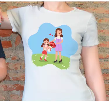 Mother and daughter love mother and daughter t-shirt - TenStickers