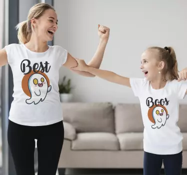Mother and daughter t-shirt best boo outfit - TenStickers