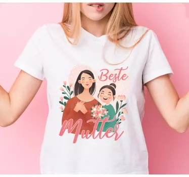 Mother and daughter t-shirt best mother moments - TenStickers