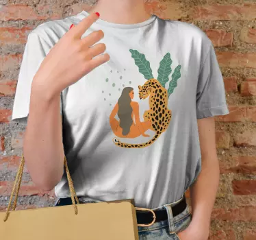 Mother and daughter t-shirt feline connection - TenStickers