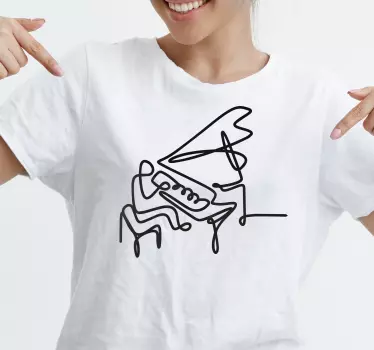 Musical moments together t-shirt - TenStickers