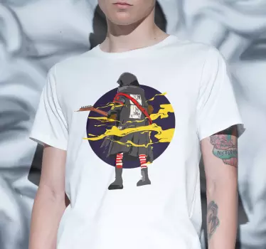 Mysterious figure playing guitar t-shirt - TenStickers