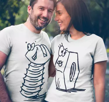 Nut and bolt Couple t shirt - TenStickers
