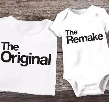 Original y remake Father  and son matching shirts - TenStickers
