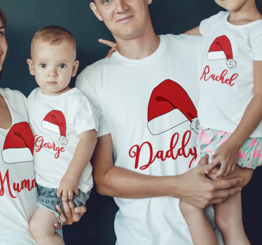 Personalised hats for christmas tee shirts - TenStickers