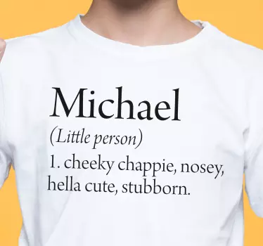 Personalized little one baby t-shirt - TenStickers