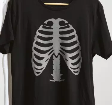 Ribs Skelet  Halloween t-shirt - TenStickers