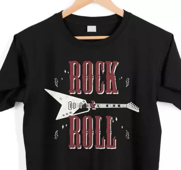 Rock & roll style t-shirt - TenStickers