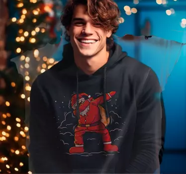 Santa Claus "dab" Christmas shirt - TenStickers