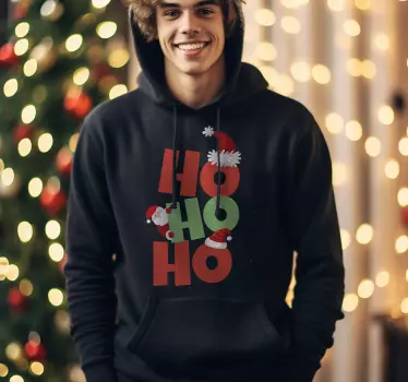 Santa Claus "Ho Ho Ho" Christmas shirt - TenStickers