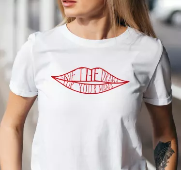 "Save the drama for your mama" fun t-shirt - TenStickers