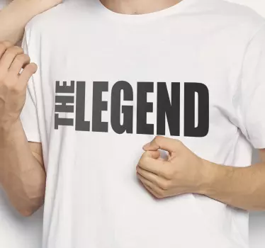 Sentence legend Father  and son shirts - TenStickers