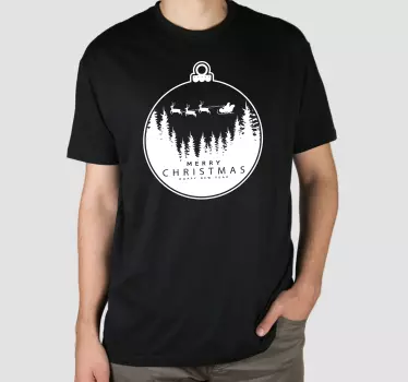 Sleigh ornament Christmas t-shirt - TenStickers