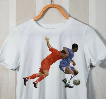 Sporting action illustration t-shirt - TenStickers