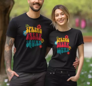 Spring break squad matching couple t shirts - TenStickers