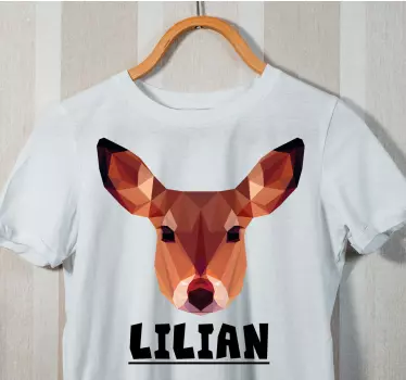Stylish deer head t-shirt - TenStickers