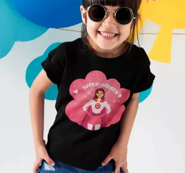 Superwoman for girl with name kids t-shirt - TenStickers