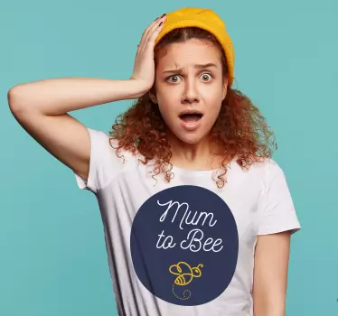 Surprise mum to bee mother and daughter t-shirt - TenStickers