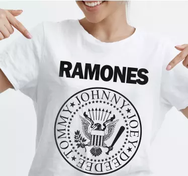 The Ramones logo t-shirt - TenStickers