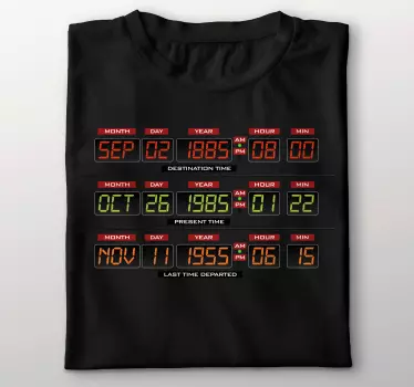 Time travel countdown t-shirt - TenStickers
