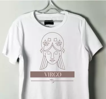 Virgo zodiac symbol t-shirt - TenStickers