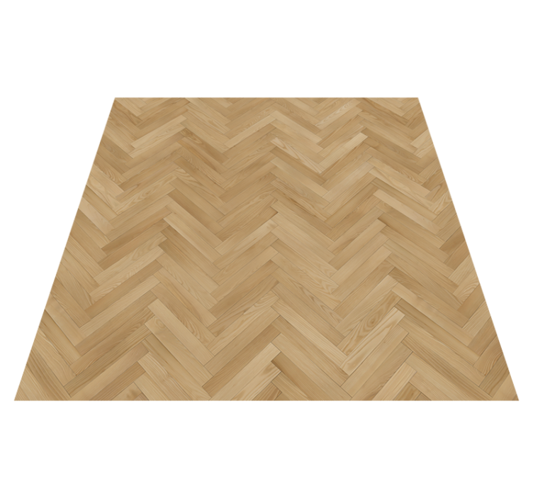 Parquet flooring wood effect rug - TenStickers