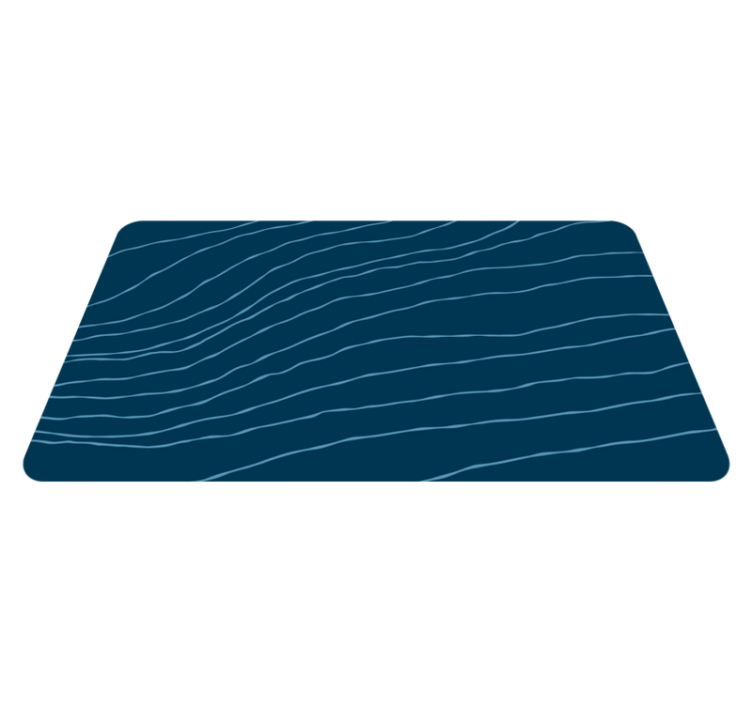 Wavy line patterns bathroom mat - TenStickers