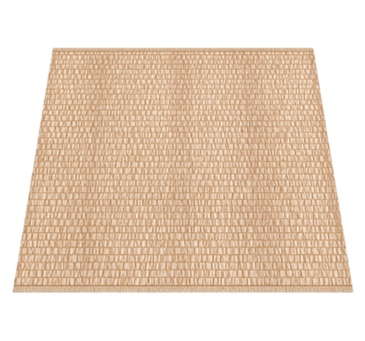 Woven rattan texture outdoor rug - TenStickers