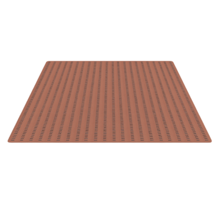 Dash line design outdoor rug - TenStickers