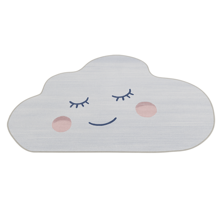 Napping cloud design kids rug - TenStickers