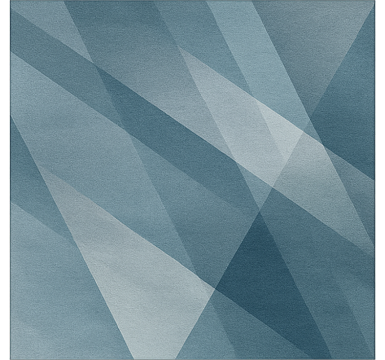 Abstract Geometric Gradient dining room rug - TenStickers