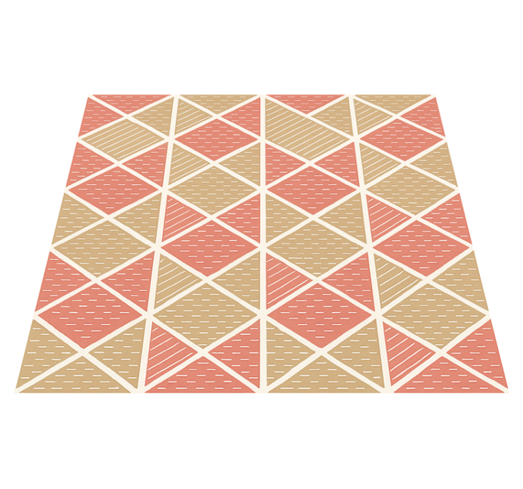 Graphic Scandinavian Style dining room rug - TenStickers