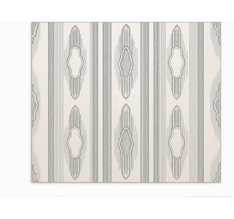 Intricate Ethnic Geometry dining room rug - TenStickers