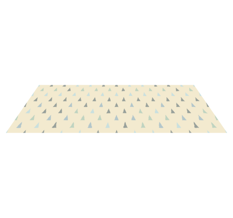 Gorgeous triangles scandinavian style vinyl rug - TenStickers